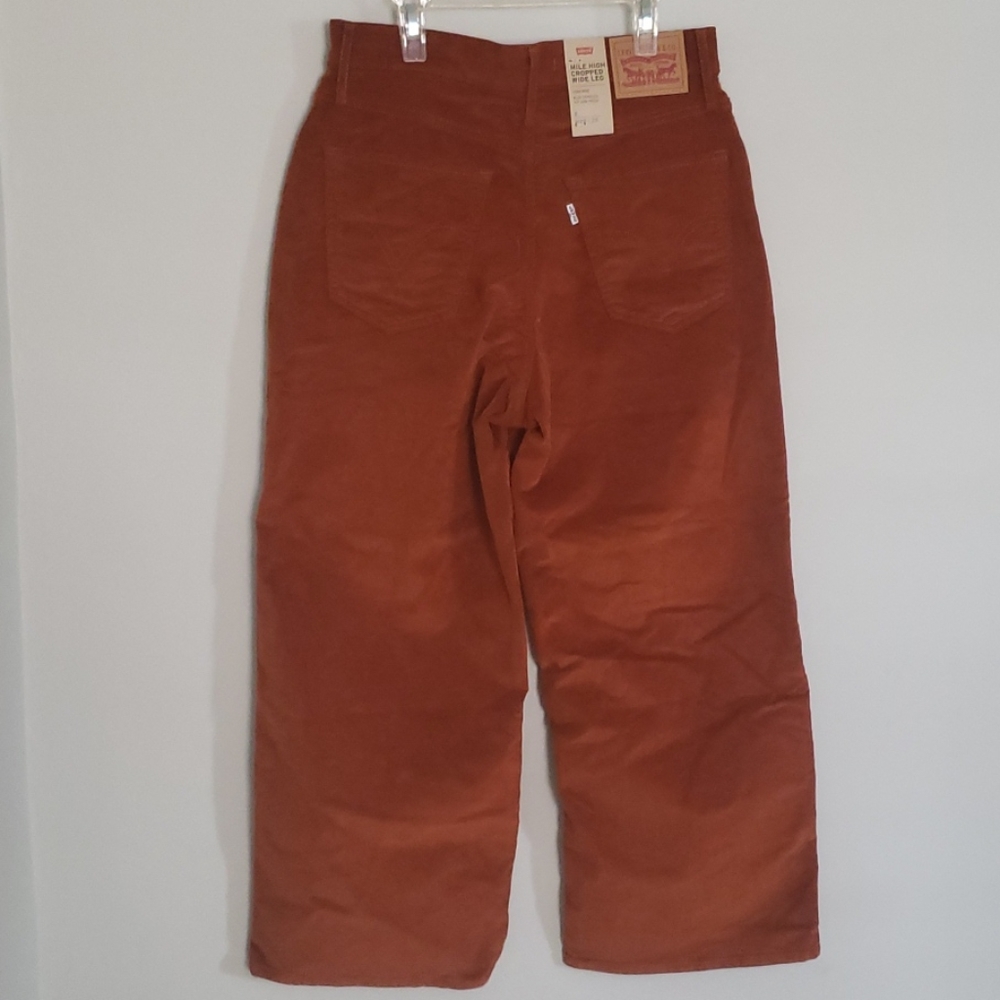 Levi’s Burnt Orange Mile High Wide Leg Jeans - Picture 4 of 5
